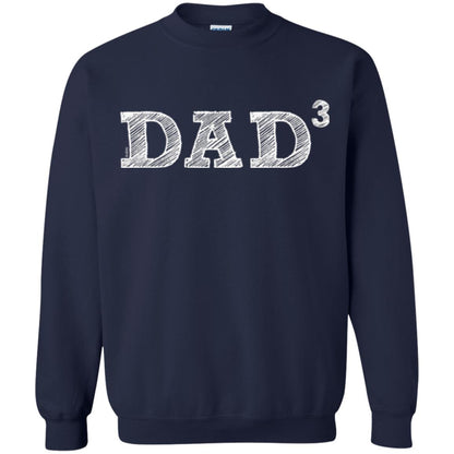 Men_s Dad3, Three Kids Father_s Day, Father Of Three T-shirt Navy