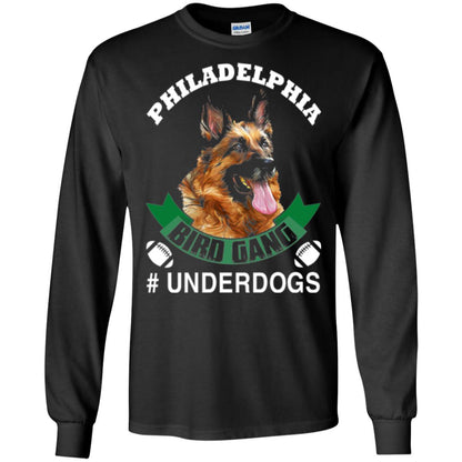Football Lover T-shirt Philadelphia Bird Gang Underdogs 2018 Black