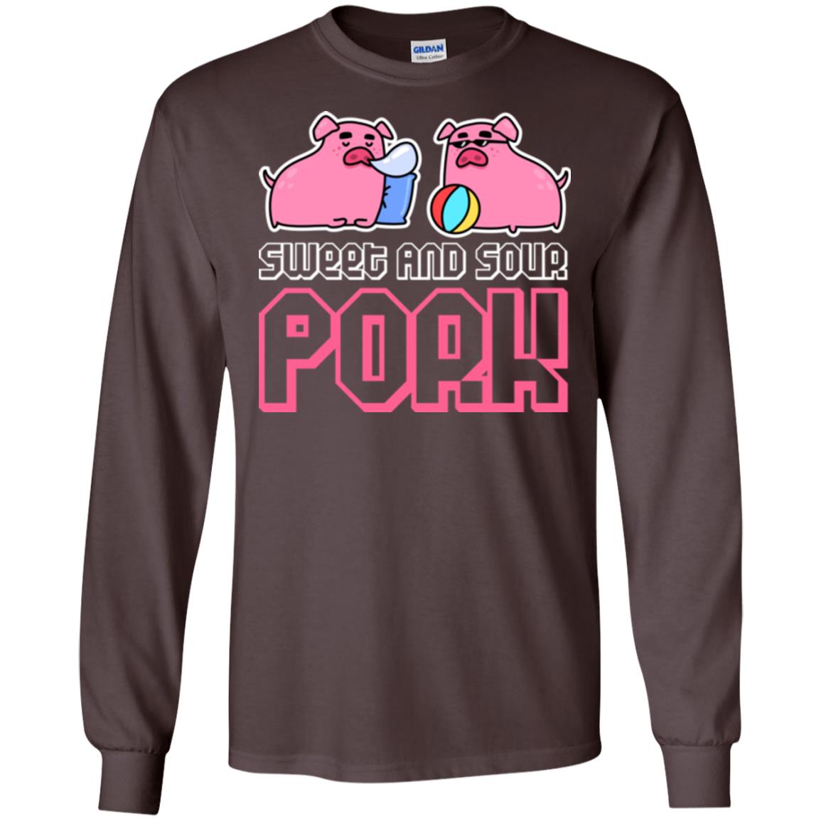 Food Lover T-shirt Sweet And Sour Pork Dark Chocolate