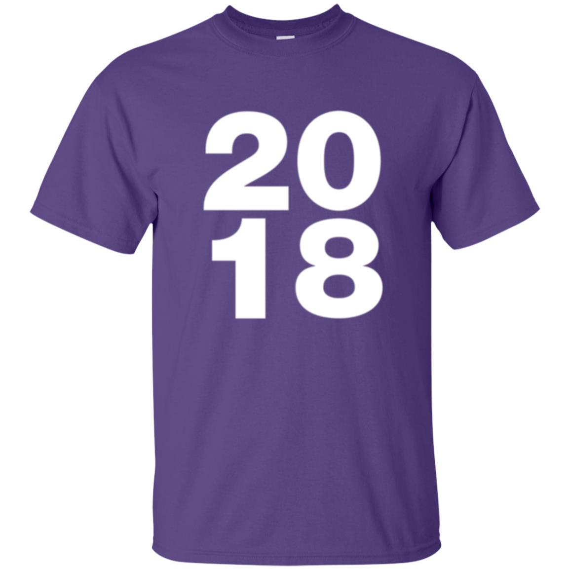 Happy New Year T-shirt 2018 New Year Party T-shirt Purple