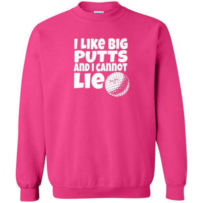 Golf Lover T-shirt I Like Big Putts And I Cannot Lie Heliconia
