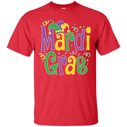 Mardi Gras T-shirt Mardi Gras Party T-shirt Red
