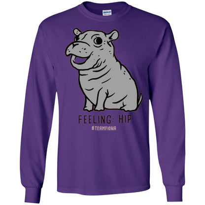 Fiona Hippo Lover T-shirt The Hippo Feeling Hip #teamfiona Purple