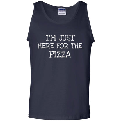 Pizza Lovers T-shirt I_m Just Here For The Pizza Navy