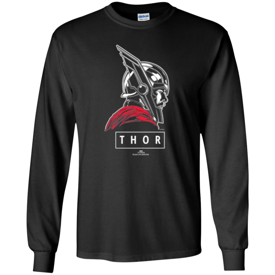 Marvel Thor Ragnarok God Of Tonal Street View T-shirt Black