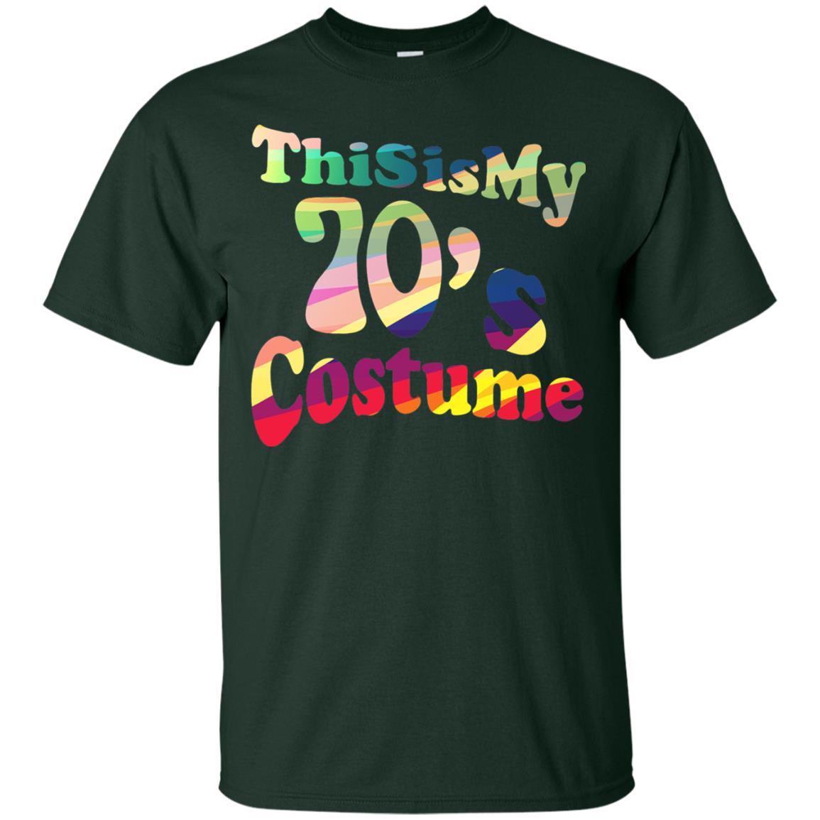 70s Halloween Costume 70s T-shirt For Women Men Girls Forest