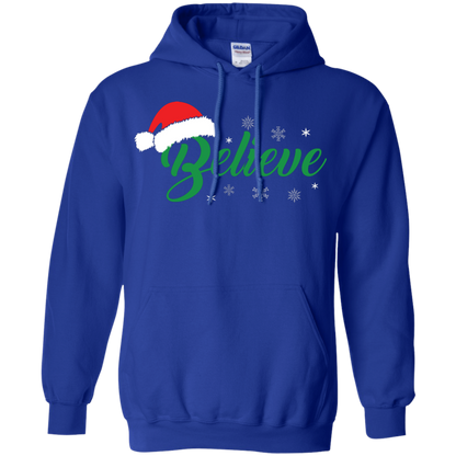 Christmas T-Shirt Believe In Santa Royal