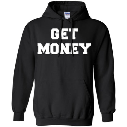 Motivational Quote T-shirt Get Money Black