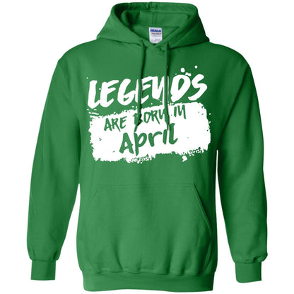 April Birthday Shirt Legends Are Born In April Irish Green