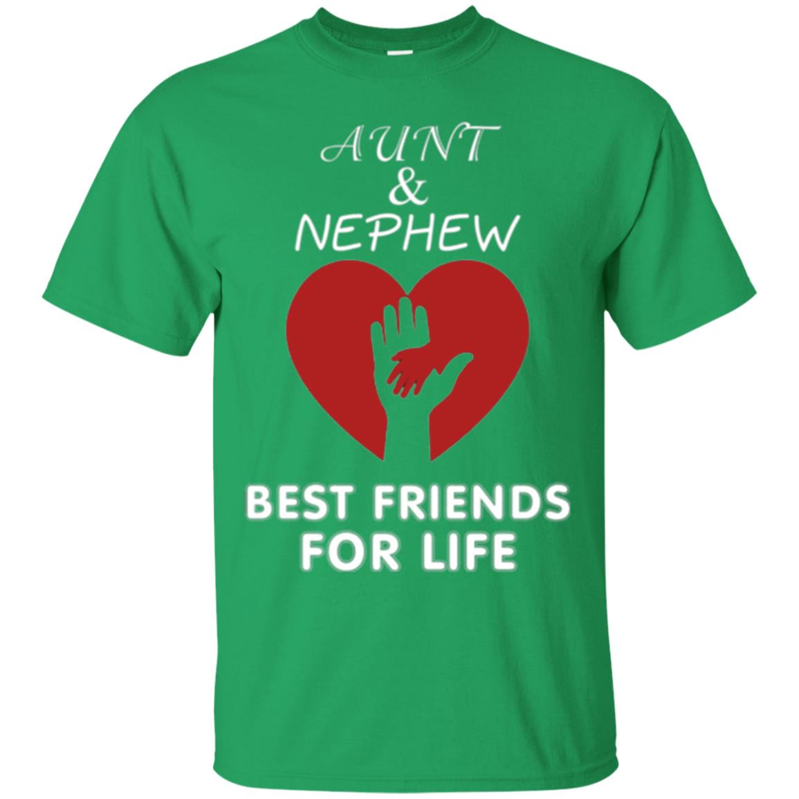 Family T-shirt Aunt And Nephew Best Friends For Life Irish Green