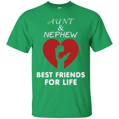 Family T-shirt Aunt And Nephew Best Friends For Life Irish Green