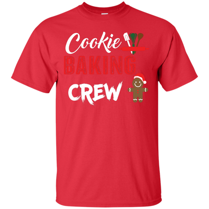 Christmas T-Shirt Cookie Baking Crew Red