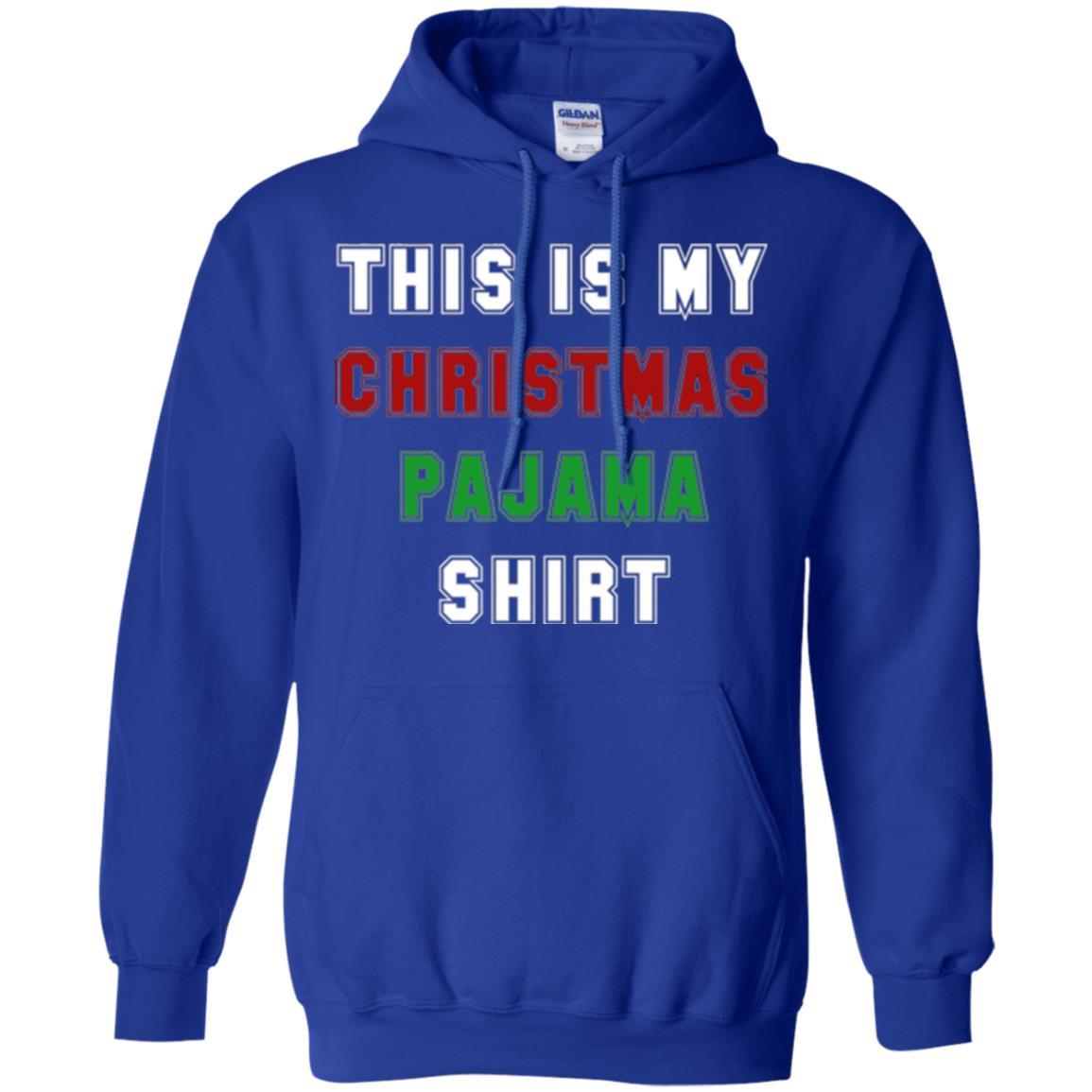 Christmas T-shirt This Is My Christmas Pajama Royal