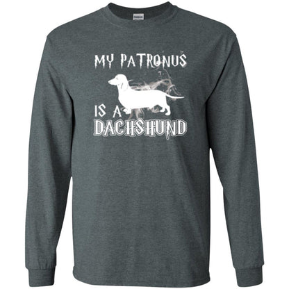 Dachshund Lover T-shirt My Patronus Is A Dachshund Dark Heather