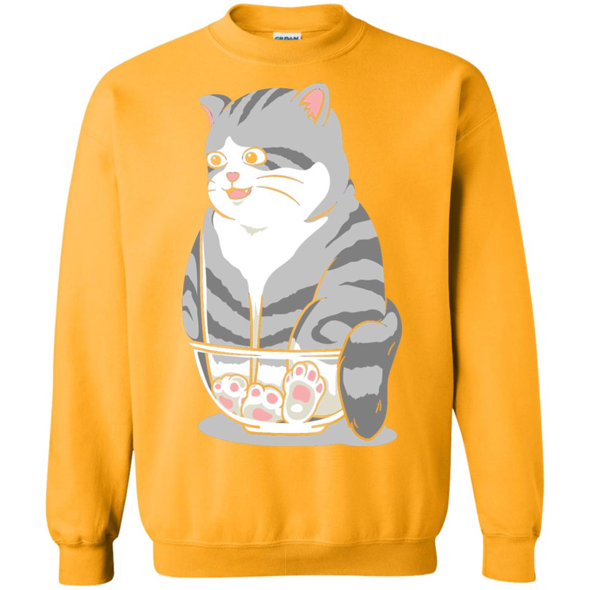 Cat Smile Cat Lover T-shirt Gold