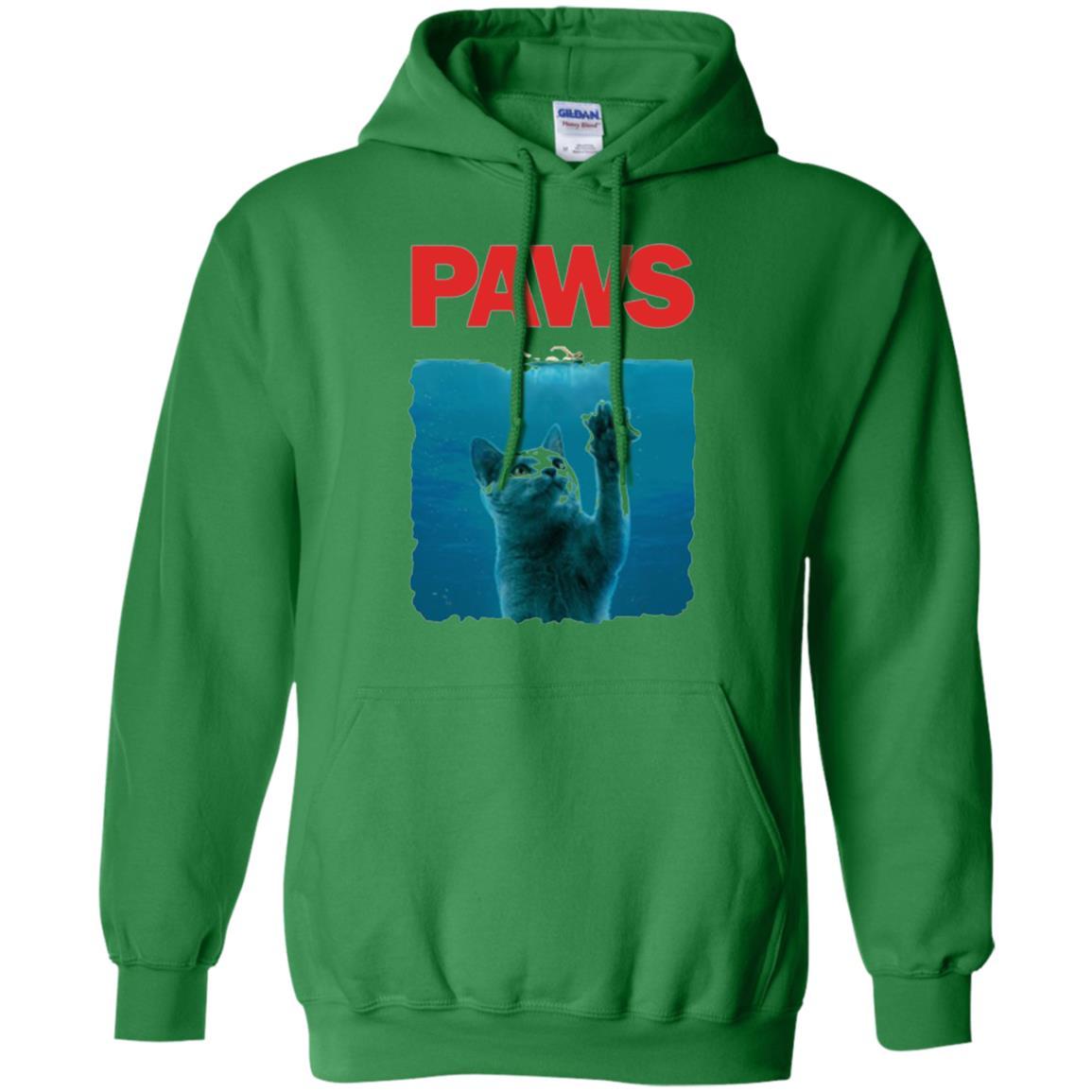 Cat Lover T-shirt Paws Kitten Meow Parody Irish Green