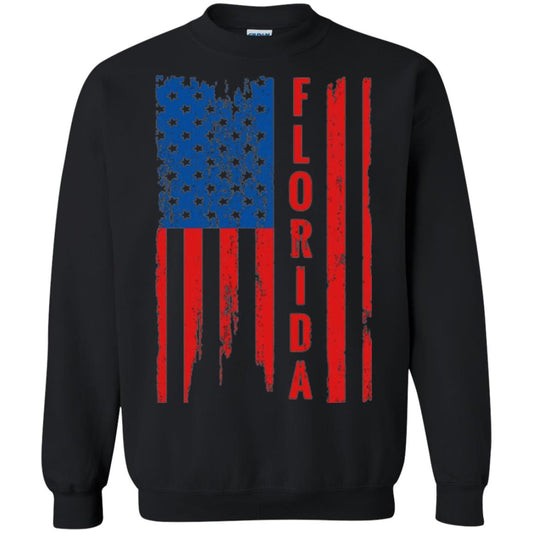 Florida State T-shirt American Flag Black