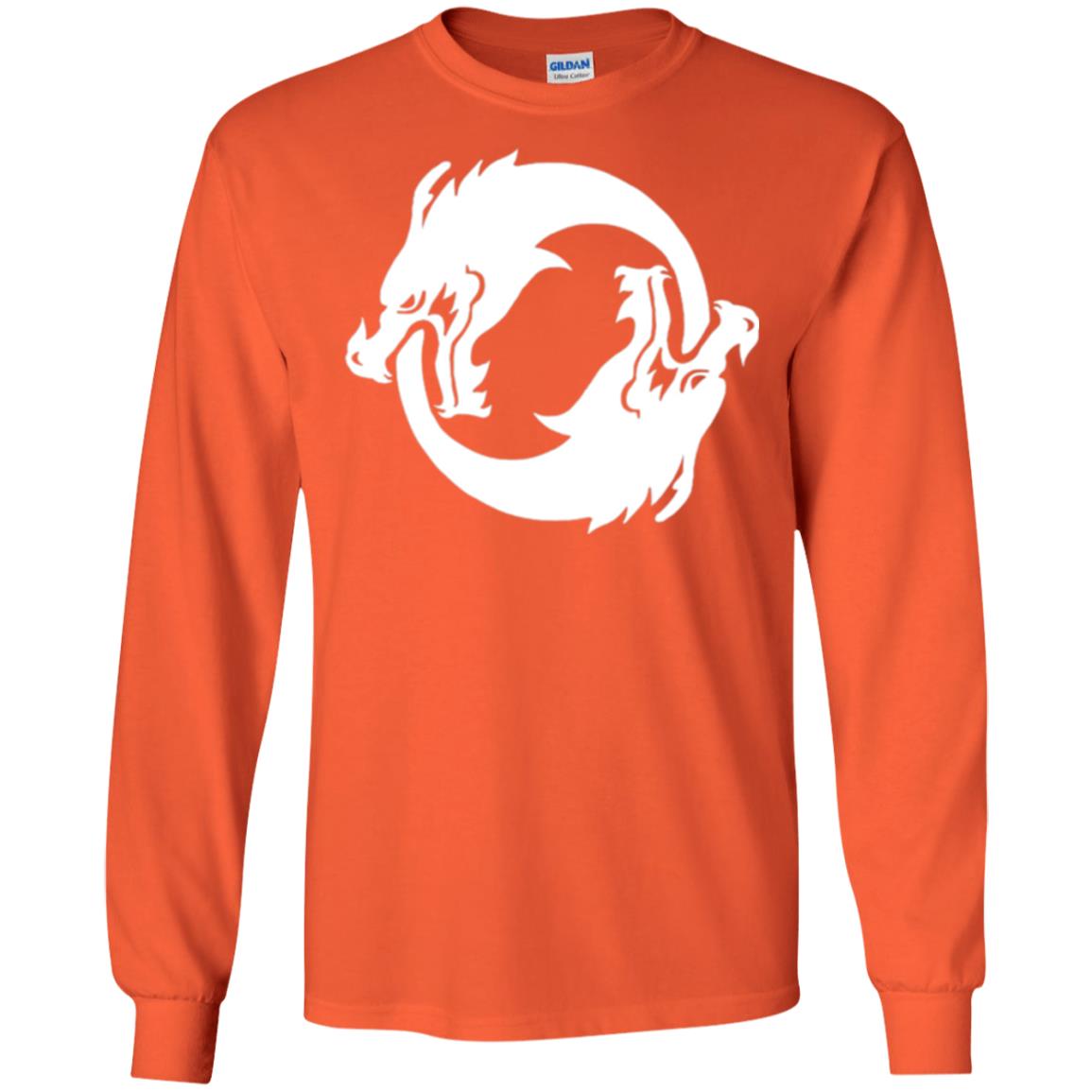 Dargon Lovers T-shirt Overwatch Hanzo Seal Spray Orange
