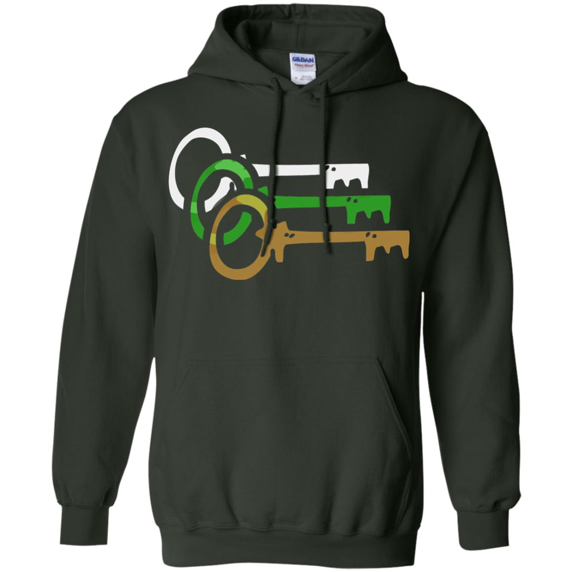 Player One Ready Keys Gamer T-shirt Forest Green