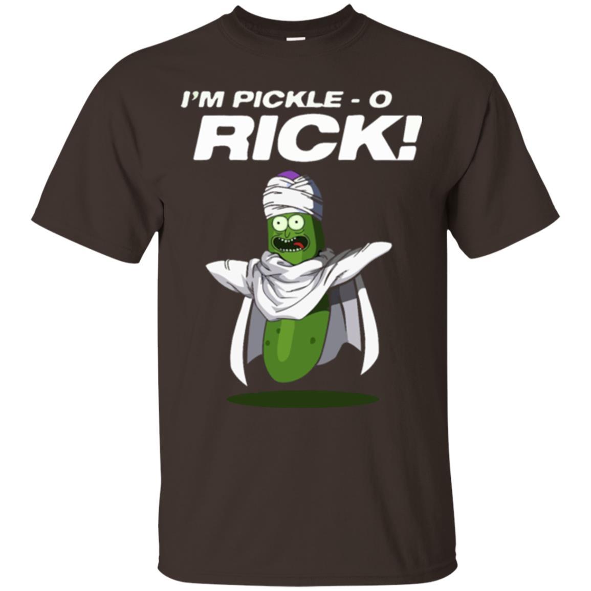 Rick Morty T-shirt I'm Pickle O Rick Dark Chocolate