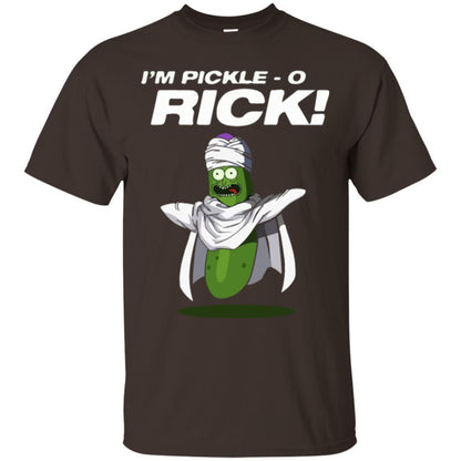 Rick Morty T-shirt I'm Pickle O Rick Dark Chocolate