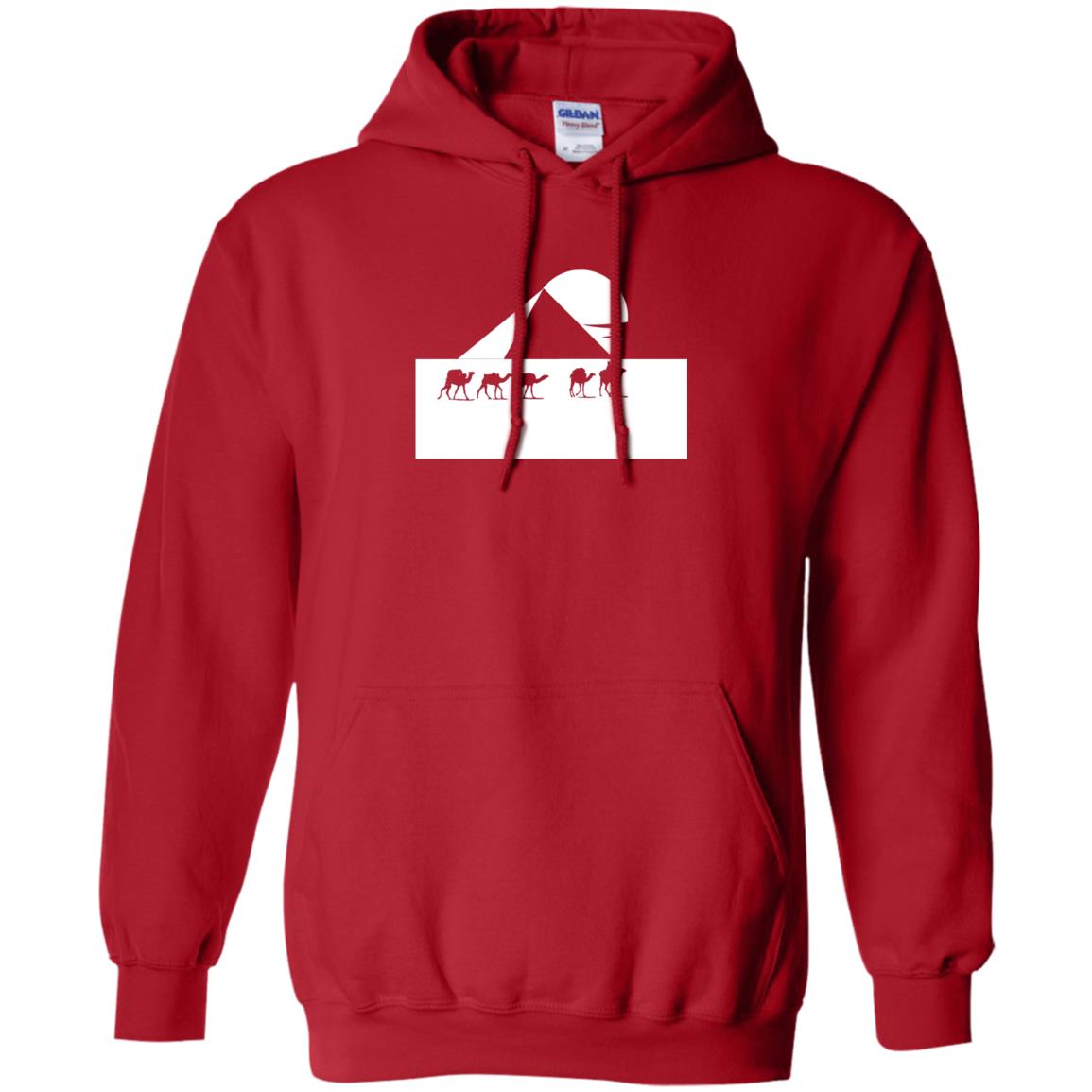Egyptian Great Pyramid Of Giza T-shirt Red