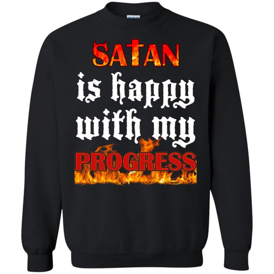 Santa Is Happy With My Progress Shirt Black