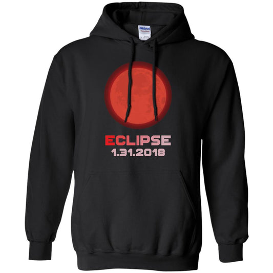 Eclipse January 31st 2018 Total Lunar Eclipse T-shirt Black