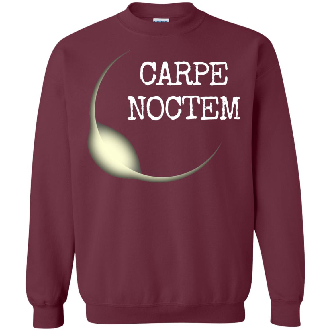 Carpe Noctem Lunar Eclipse T Shirt Maroon