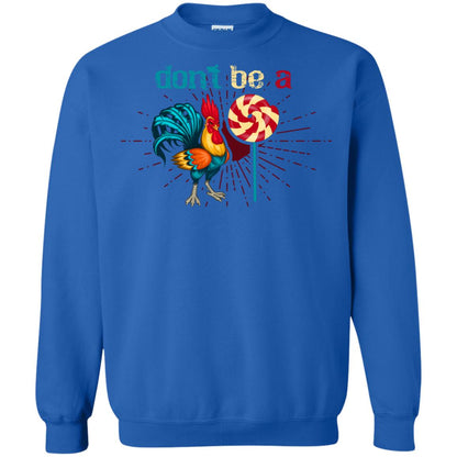 Don't Be A Rooster Lollipop Funny Chicken And Lollipop T-shirt Royal