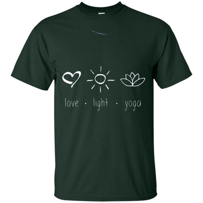 Yoga Lovers T-shirt Love Light Yoga Forest Green