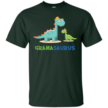 Gramasaurus Grandmom Grandma Shirt Forest