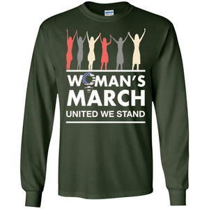 Women's March United We Stand Hot 2017 Women's Right T-shirt