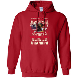 I Served My Country For My Children's Future And I Would Fight Again For The Rights Of My GrandchildrenG185 Gildan Pullover Hoodie 8 oz.