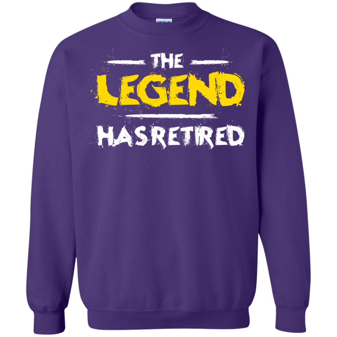 Retirement T-shirt The Legend Has Retired Purple