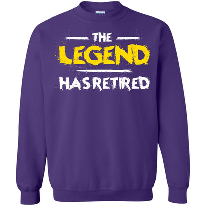 Retirement T-shirt The Legend Has Retired Purple