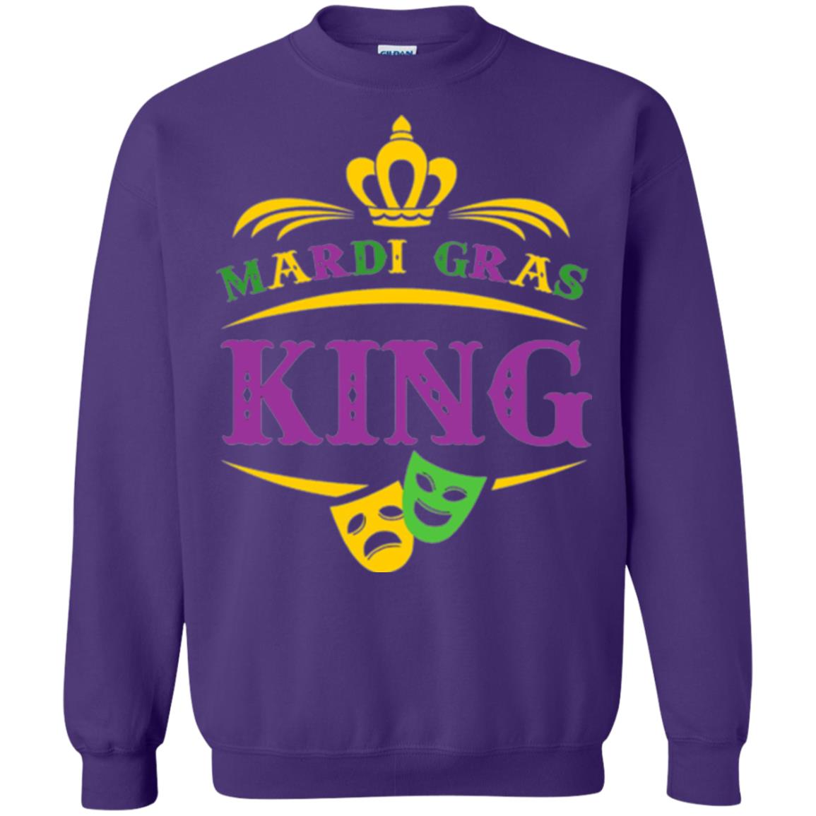 Mardi Gras King Gift T-shirt Purple