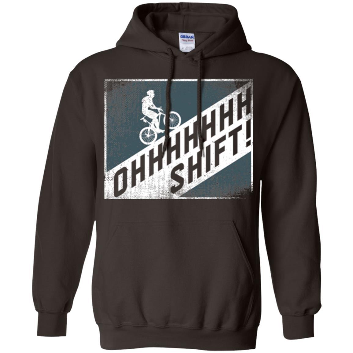 Cyclist T-shirt Oh Shift Dark Chocolate