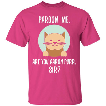 The Hamilton Cat T-shirt Pardon Me Heliconia
