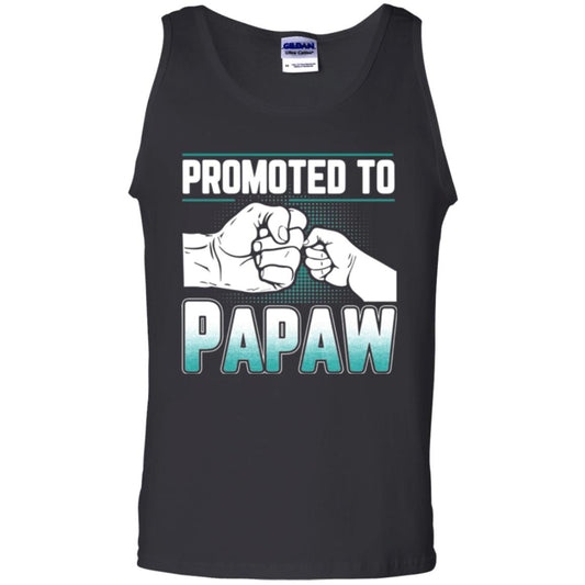 Promoted To Papaw Papa T-shirt Black