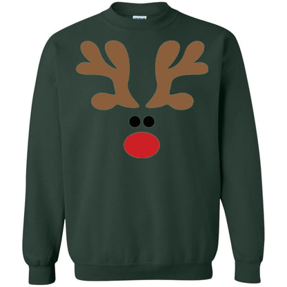 Christmas T-shirt Reindeer Forest Green