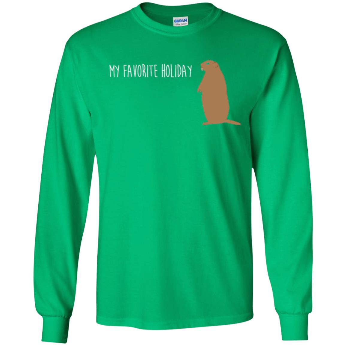 Groundhog Day T-shirt My Favorite Holiday T-shirt Irish Green