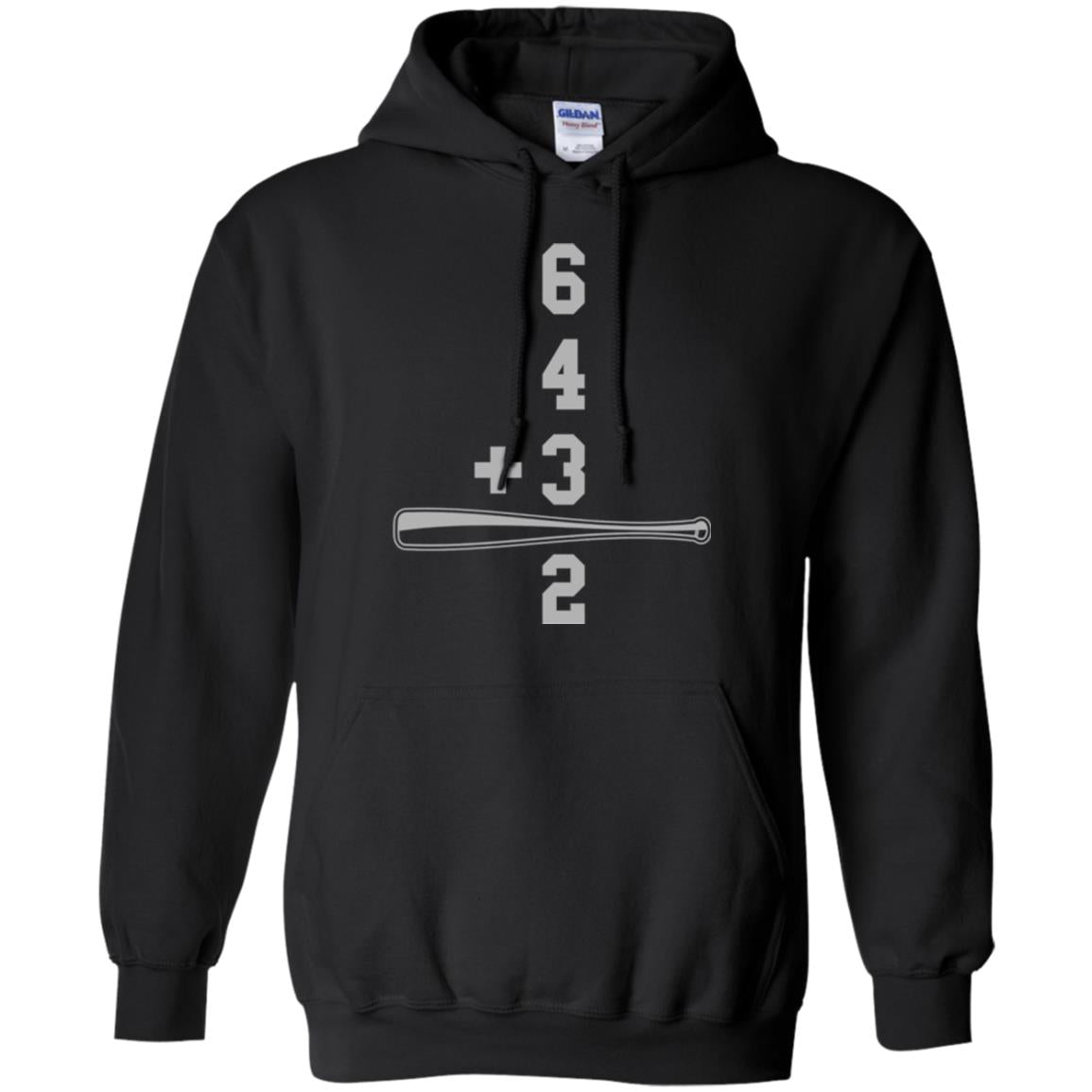 Baseball And Math Lovers T-shirt Black