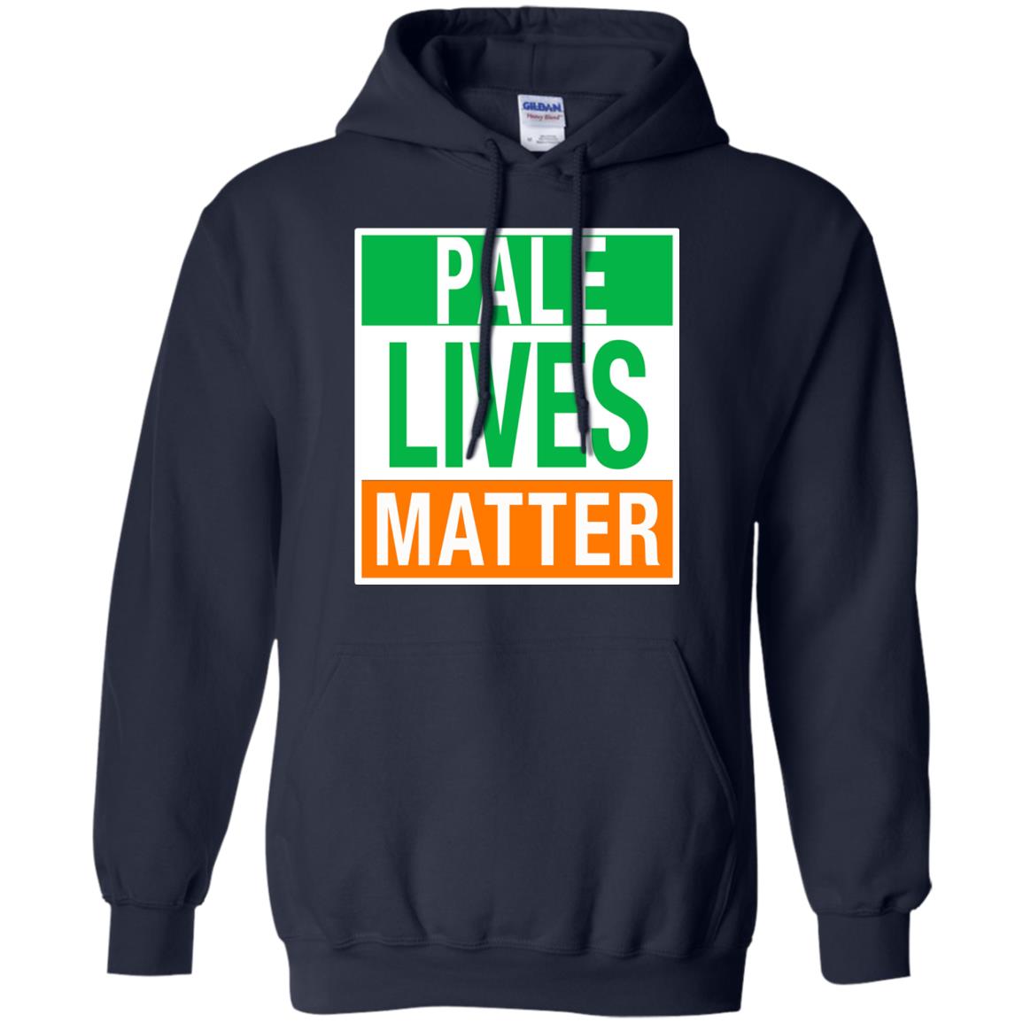 Saint Patrick_s Day T-shirt Pale Lives Matter Navy