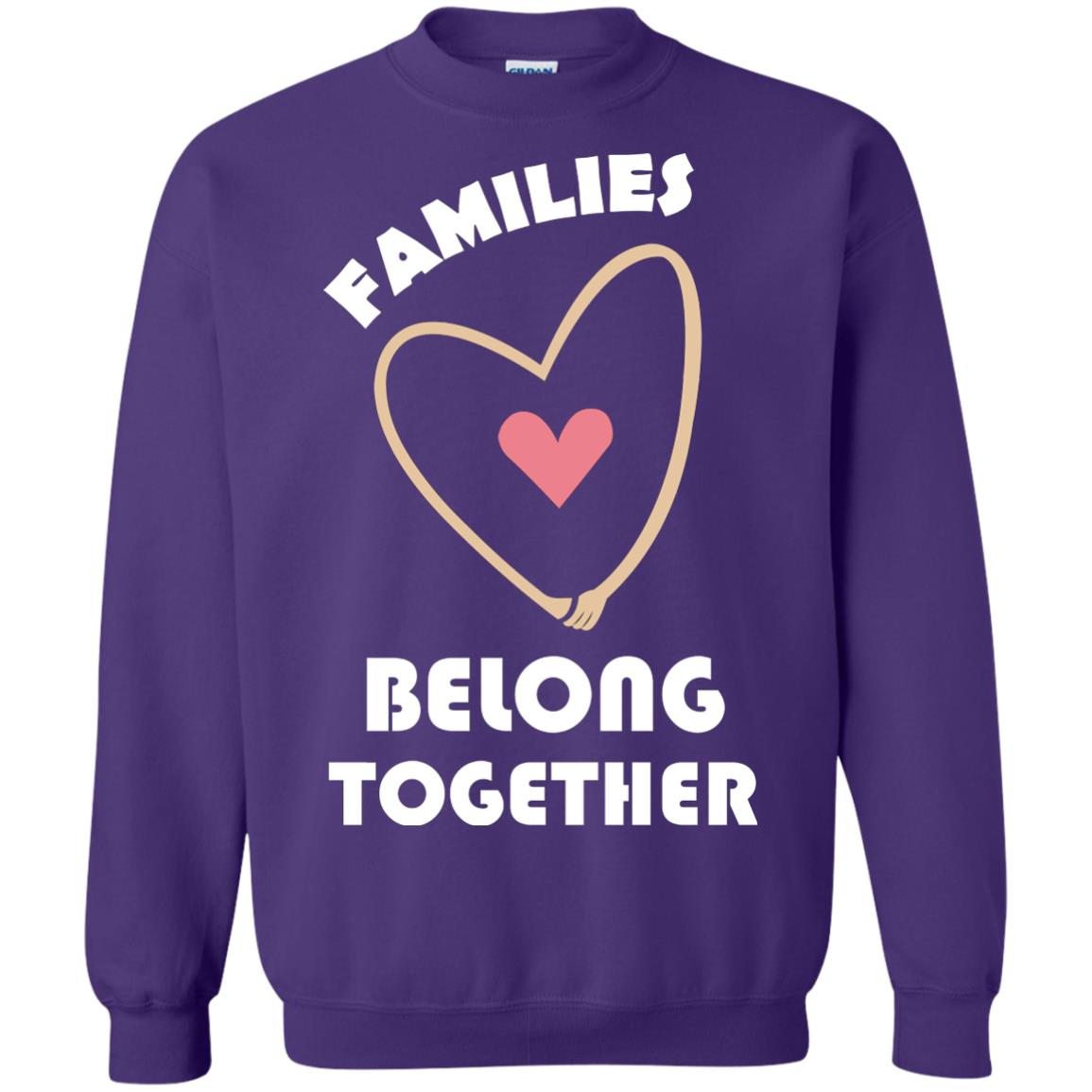 Families Belong Together Shirt For Members Of Family Purple
