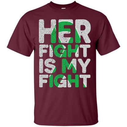 Her Fight Is My Fight Cerebral Palsy Support Shirt Maroon