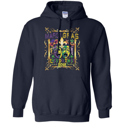Fleur Symbol New Orleans Parade Mardi Gras T-shirt Navy
