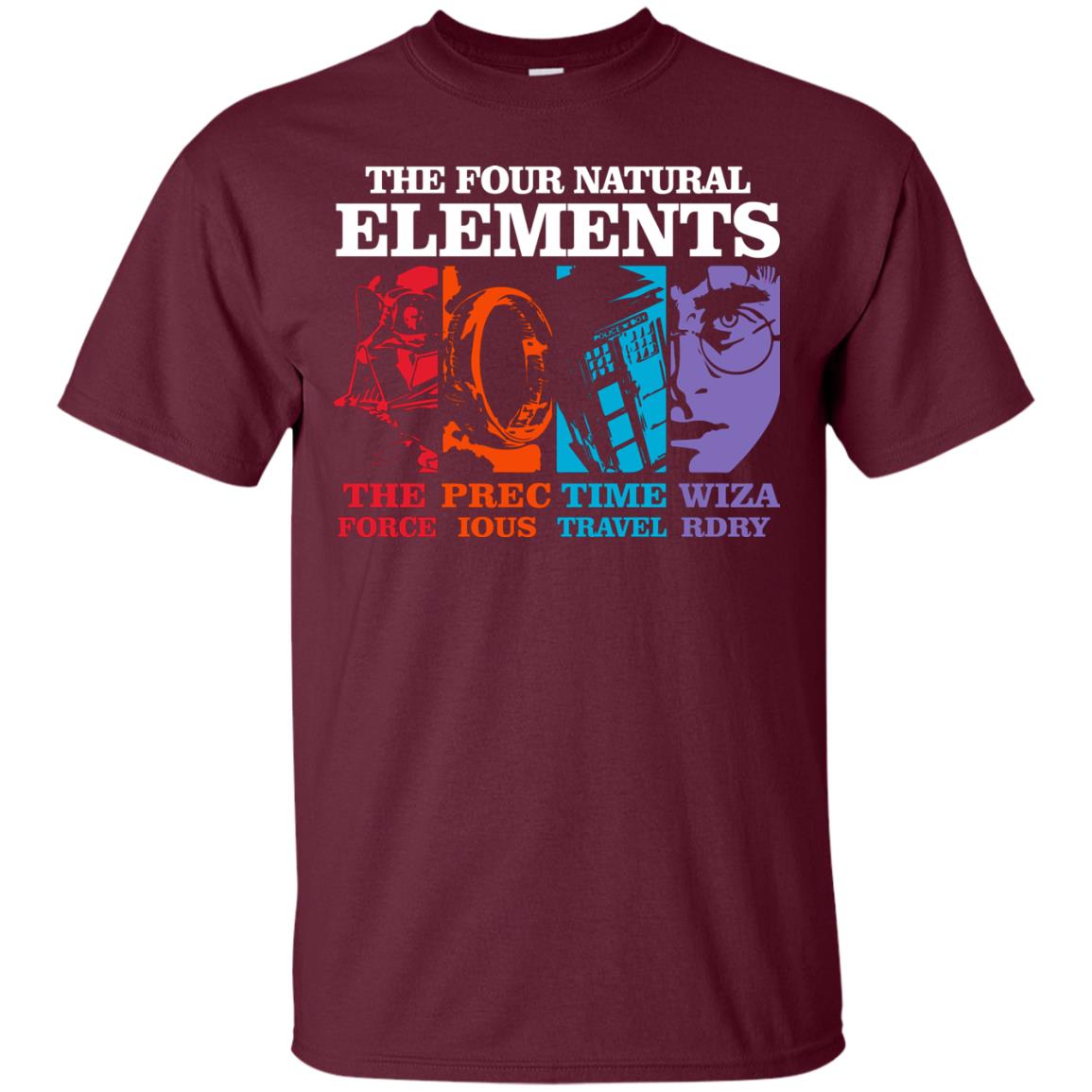 The Four Natural Elements The Force Precious Time Travel Wizardry Maroon