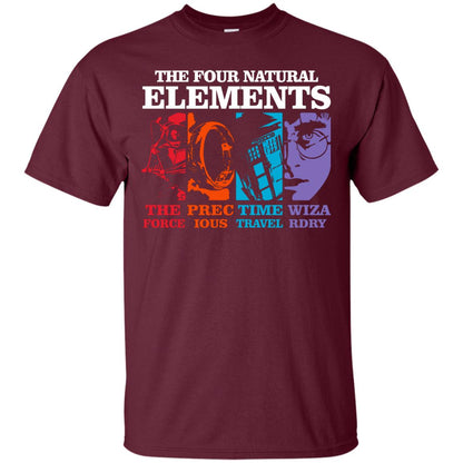 The Four Natural Elements The Force Precious Time Travel Wizardry Maroon