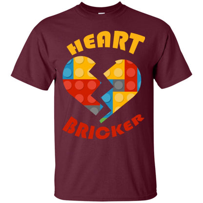 Heart Bricker Shirt Maroon